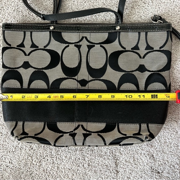 Coach Tote Black and Gray C Bag, Estimated 2008-2011 - Picture 6 of 7